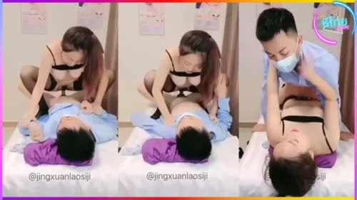 ดูคลิปxxx หมอนวดสาวขย่มมิดด้ามแรงระดับ10 @Jingxuanlaosiji นั่งขย่มลูกค